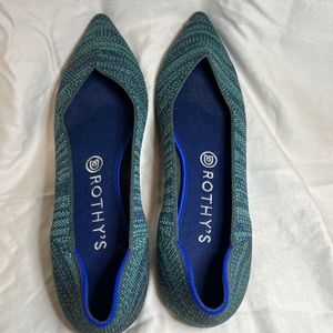 Rothy's pointed toe comfortable flats